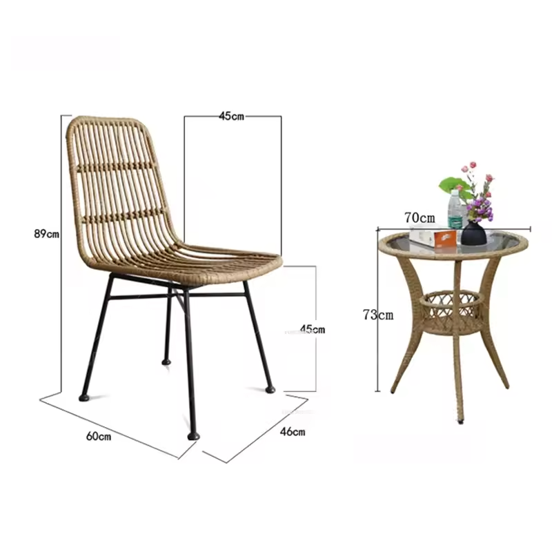 Natural Rattan Patio Set for Cozy Gatherings