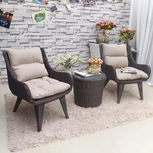 Premium Wicker Lounge Set – Stylish & Durable for Indoor & Outdoor Use