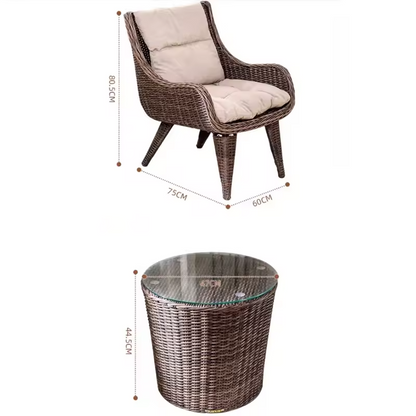 Premium Wicker Lounge Set – Stylish & Durable for Indoor & Outdoor Use