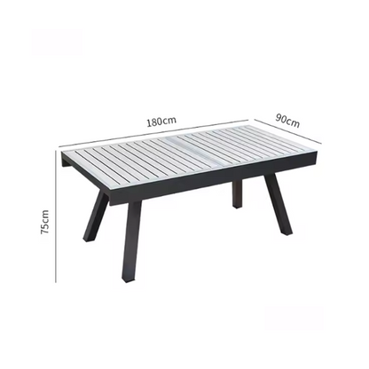 Modern Garden Dining Set – 6 Chairs & Weatherproof Table