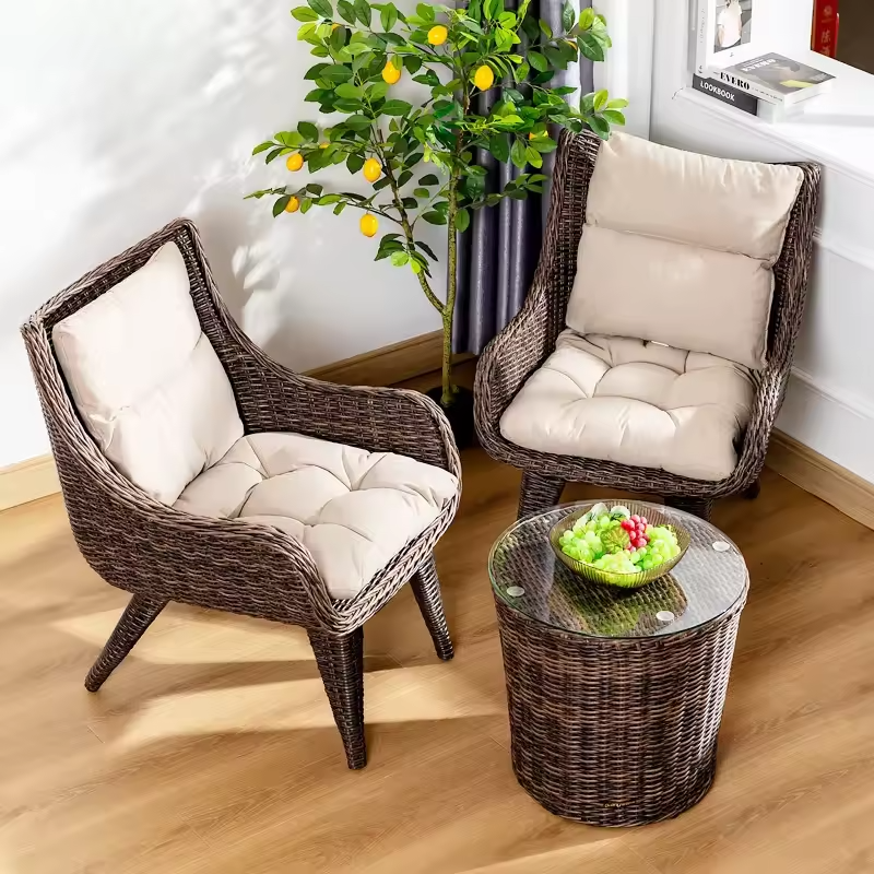 Premium Wicker Lounge Set – Stylish & Durable for Indoor & Outdoor Use